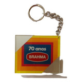 Chaveiro Antigo Cerveja Brahma Comemorativo 70anos Raro