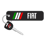 Chaveiro Bordado Personalizdo Fiat Bandeira Itália