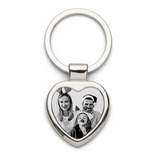 Chaveiro Coração Para Dia Dos Pais Personalizado Foto Filhos