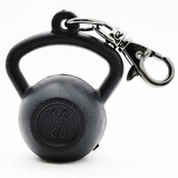 Chaveiro Emborrachado Mini Kettlebell Prottector Cor Preto