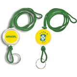 Chaveiro Enjeplastic Chaveiro Com Led Coracao Único Branco
