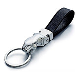 Chaveiro Executivo De Couro Puma Jaguar Cor Preto