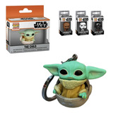 Chaveiro Fidget Toy Divertido Pop Bobblehead Star Wars Yoda.