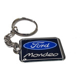 Chaveiro Ford Mondeo Clx Glx 1.8 2.0 Chapa Niquelada