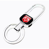 Chaveiro Metal Dodge 2 Argolas Carro Mosquetão Gatilho