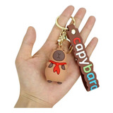 Chaveiro Pingente Emborrachado Capivara Love