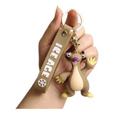 Chaveiro Sid, 3d, Robusto, 7,5cm X 5,1cm, Com Alça