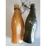 Chaveiros C/ 2 Mini Garrafinhas Coca Cola / Fanta ( Anos 90)
