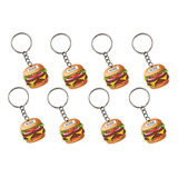 Chaveiros Personalizados Hambúrguer 20 Unid