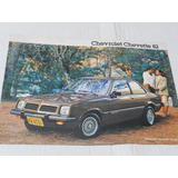 Chevette 1982 Folheto Folder Propaganda Prospecto Original
