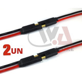 Chicote Conector 2 Vias 4mm P/ Alto Falante Farol Milha Etc