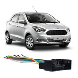 Chicote Ford Ka 2013 A 2018 Adaptador Central Rádio Dvd Cd