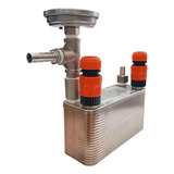 Chiller 40 Placas Com Termometro E Conexões P/ Mosto E Água