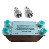 Chiller 50 Placas Trocador De Calor Inox + 2 Espigões