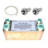 Chiller De 30 Placas Inox + Conexões 1/2 + 2 Mts Mangueira