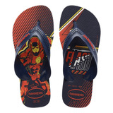 Chinelo Havaianas Infantil Max Heróis Tira Larga Super-homem