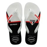 Chinelo Havaianas São Paulo Top Times Adulto Tricolor