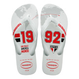 Chinelo Masculino Havainas Time São Paulo Oficial Tricolor 