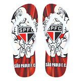 Chinelo Personalizado São Paulo Times Brasileiros Presentes