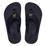 Chinelo Sandalia Kenner Masculino Kivah Tks-01 Preto
