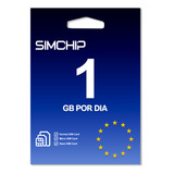 Chip Europa Premium +40 Países - 1gb Por Dia - 15 Dias