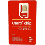 Chip Operadora Claro Gsm 4g Triplo 3 Corte Escolha O Ddd !!