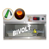 Chocadeira Pantanal 120 Ovos Bivolt +ovoscopio Mini Lanterna