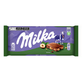Chocolate Ao Leite Com Pedaços De Avelãs Milka Pacote 100g