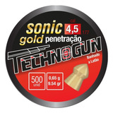 Chumbinho Technogun Sonic Gold 4.5mm Lata C 500 Unidades