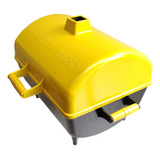 Churrasqueira Carvão Bafo Alumínio Durafort Gold - Grande Cor Amarelo