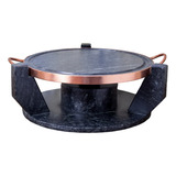 Churrasqueira Gourmet Fondue Pedra Sabão Grande 32cm