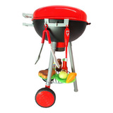 Churrasqueira Infantil Brinquedo Portátil Com Acessórios
