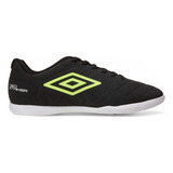 Chuteira Futsal Masculina Umbro Neo Striker Cor Preto/limao Tamanho 40 Br