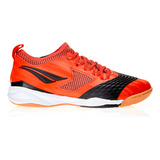 Chuteira Infantil Futsal Max 1000 Ecoknit Penalty Cor Vermelho-preto-branco Tamanho 36 Br
