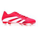 Chuteira Masculina Campo Predator Essentials adidas Cor Lucred/ftwwht/cblack Tamanho 42 Br