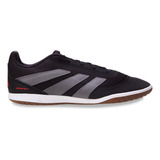 Chuteira Masculina Futsal Predator Club adidas Cor Cblack/grefou/lucred Tamanho 43 Br