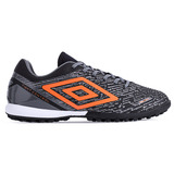 Chuteira Masculina Umbro Society Preto E Grafite - Original