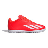 Chuteira adidas X Crazyfast 4 Society Vermelha