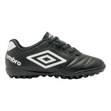 Chuteiras De Futebol Umbro Chuteira Society Class U01fb002015 Cor Black/white Com Sola Turf (tf) Adequada Para Grama Sintética Masculino 40 Br