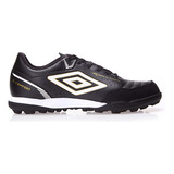 Chuteiras De Futebol Umbro X Comfort U01fb00254 Cor Preto/branco/dourado Com Sola Tf Adequada Para Grama Sintética Masculino 42 Br