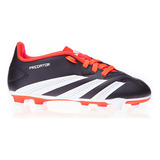 Chuteiras De Futebol adidas Predator Club Ig5429 Cor Cblack/ftwwht/solred Com Sola Fg Adequada Para Grama Natural Firme Sem Gênero Infantil 30 Br