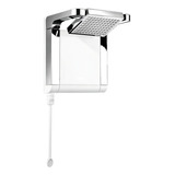 Chuveiro Elétrico De Parede Lorenzetti Acqua Ultra Star Branco-cromado 7800w 220v
