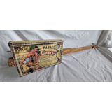 Cigar Box Guitar 3 Cordas Partagas Fretless 