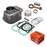 Cilindro Pistao Biela Junta Anel Cg 125 Titan 2002 2003 2004