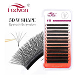 Cílios 5d W Fadvan Volume Egípcio Extensão De Cílios 0,07d Cx Mix 8 Ao 14
