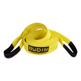 Cinta De Reboque E Arraste Budin - 10 Toneladas 6 Metros 100mm Largura 100% Poliéster Para Rebocar Carro, Caminhão, Trator, Máquinas E Veículos Off Road