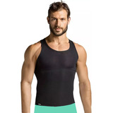 Cinta Modeladora Masculina Compressão Reduz Medida Regata