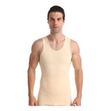 Cinta Modeladora Masculina Regata Compressão Diminui Barriga