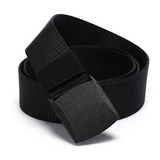 Cinto Antialergico Preto Fivela De Engate Rapido Plastico Cor Preto Tamanho 120
