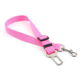 Cinto De Segurança Pet Cachorro Gato Animais De Estimação Cor Rosa